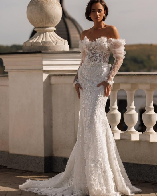 Şık Gelinlik Modeli 6