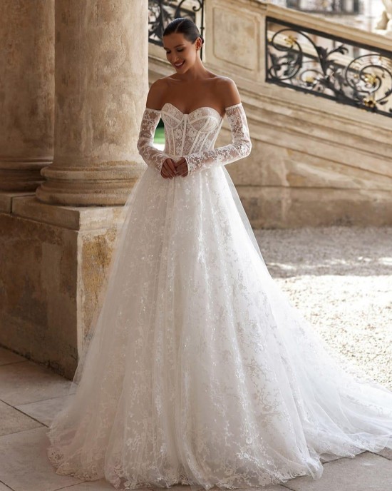 Şık Gelinlik Modeli 38