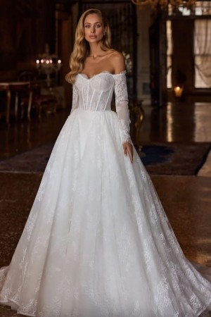 Şık Gelinlik Modeli 43