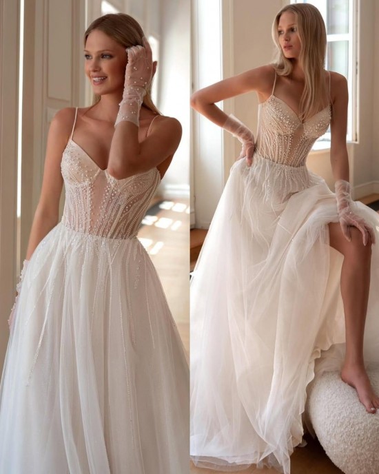 Şık Gelinlik Modeli 45