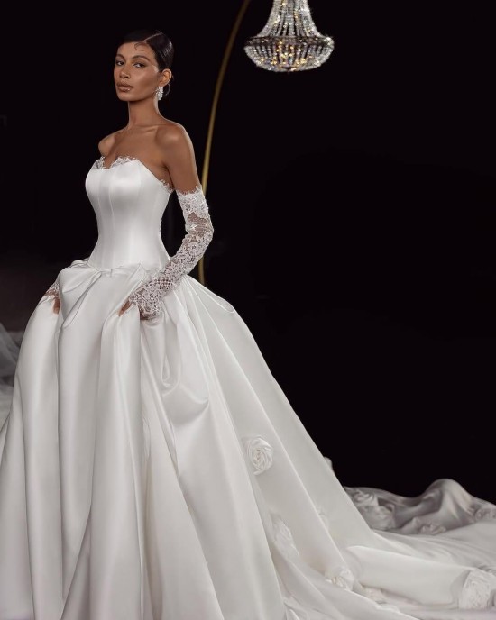 Şık Gelinlik Modeli 47