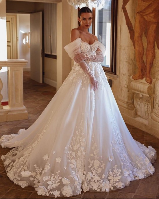 Şık Gelinlik Modeli 54