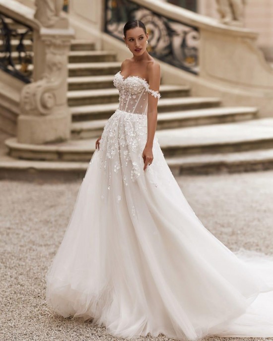 Şık Gelinlik Modeli 75